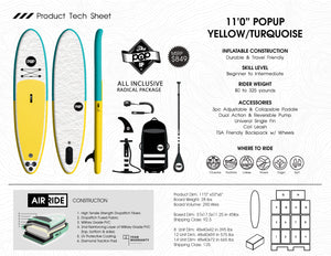 POP Board Co- The POPup Inflatable SUP